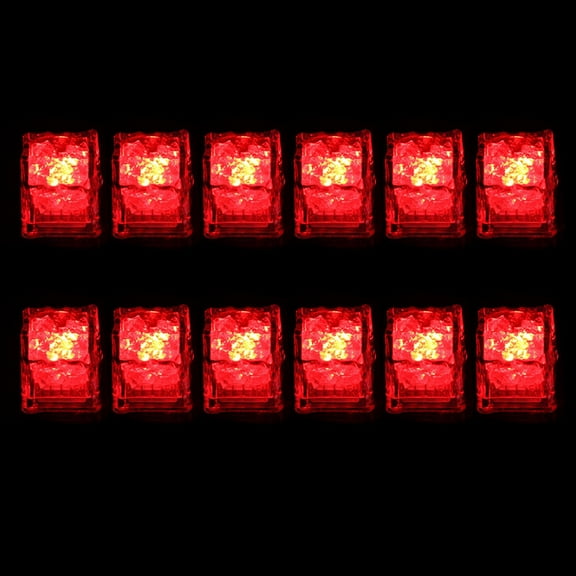 RUISINERY Ice Cubes For Drinks Drinking Lights 7 Colorful LED Waterproof Ice Light Ice Cubes Party