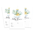 thumbnail image 1 of Inkdotpot 30 Fill In StyleBaby Shower Invitation Cards Dinosaur Gender Reveal Blank Invites, 1 of 7