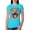 Tahiti Blue, variant on Dean Russo Best Dog Dog Lover Womens Slim Fit Junior Tee, Black, Medium