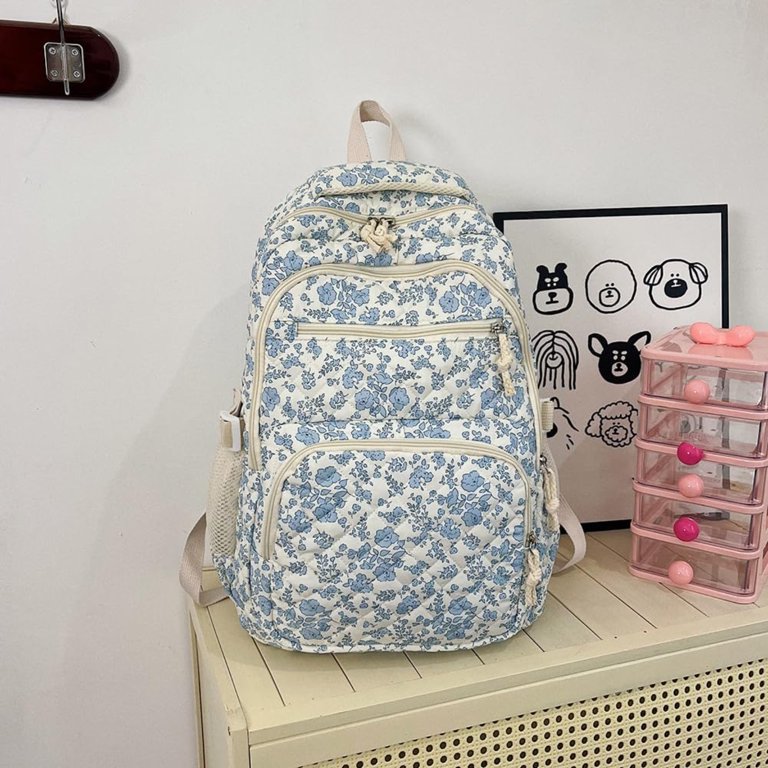 3pcs Flower Backpack Bags Set,Cute Kawaii Backpack Set  display picture 3