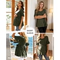 thumbnail image 4 of Casual Maternity Tops for Women Short Sleeve Maternity Clothes Pregnancy Shirts, 4 of 7