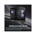 thumbnail image 5 of View 270 Plus TG ARGB Black Mid Tower E-ATX Case; 3x120mm ARGB Fans Included; Support Up to 360mm Radiator; Front & Side Dual Tempered Glass Panel; CA-1Y7-00M1WN-01; 3 Year Warranty, 5 of 7