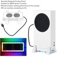 LYUGame Console Cooling Stand, Adjustable RGB Light Console Cooling