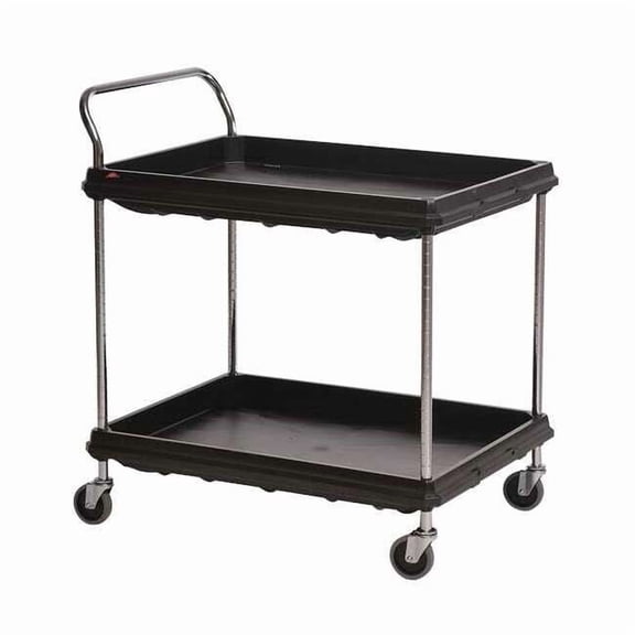 Metro Utility Cart,300 lb. Load Cap., PE BC2636-2DBL