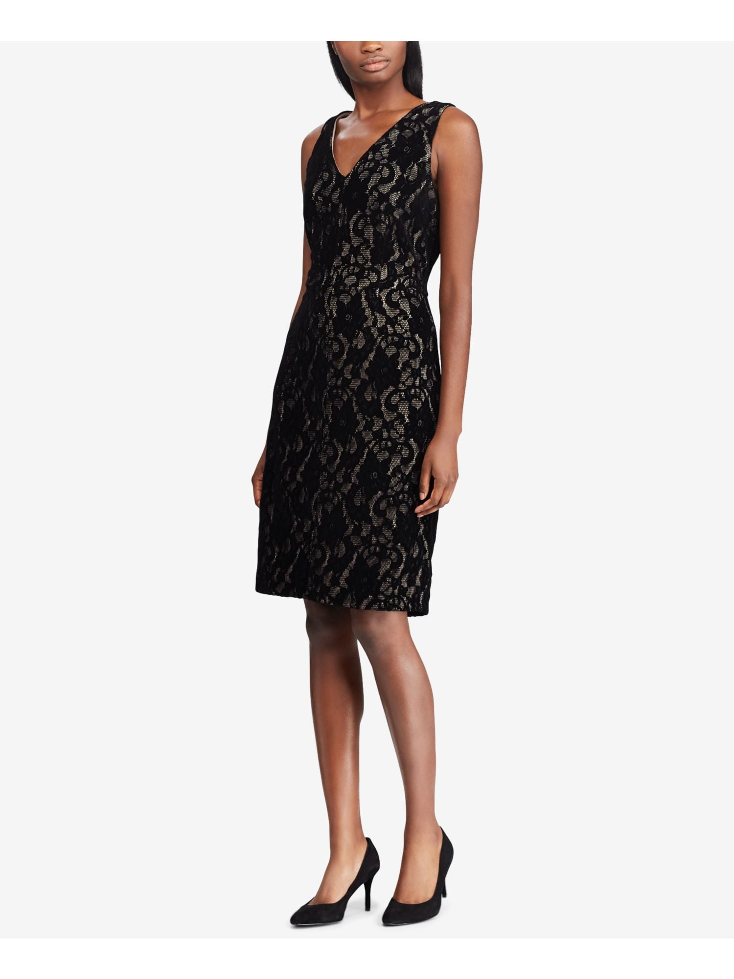 lauren ralph lauren lace sheath dress