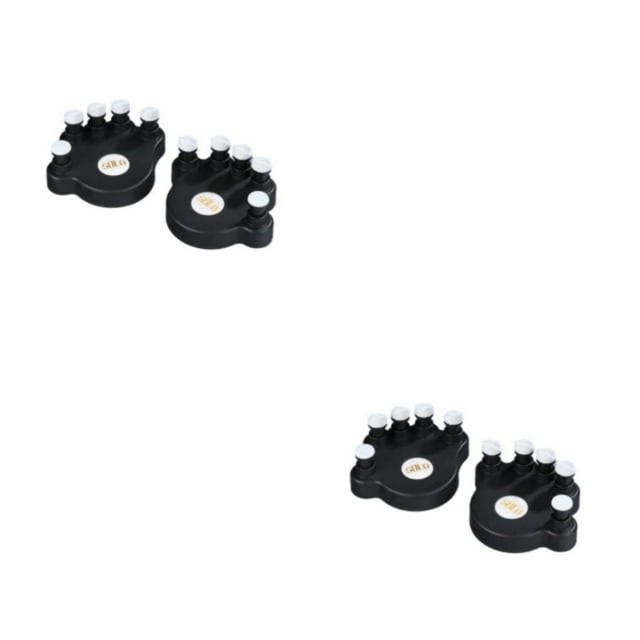 Dalazy 1pair Piano Doigt Exerciseur Doigts Force Instrument Accessoire Formation Noir 13.5x14.0x6.4cm 2Set