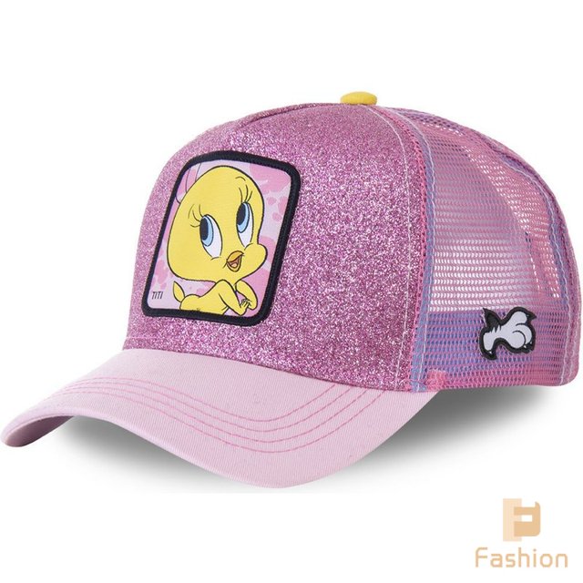 L-ooney T-unes Summer Bugs Bunny Gorra De Béisbol De Dibujos Animados Snapback Sombrero De Malla Mujeres Hombres TAZ Daffy Carretera Anime Trucker