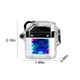 thumbnail image 3 of Electronic Rechargeable Lighter, Lighter, Transparent Double Lighter LED Power Display Type-C Rechargeable Lighter Outdoor Windproof, 3 of 9