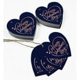 thumbnail image 5 of Inkdotpot Pack Of 100 Real Rose Gold Foil Paper Tags Happy Valentine's Day Valentine Favor Hang Tags, 5 of 6