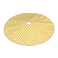 thumbnail image 2 of Kll Yellow Gingham Christmas Tree Skirt 48",Party Decorations Farmhouse For Christmas Decorations Holiday Party, 2 of 8