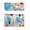 C, variant on Honmine 2D Printed Kitchen Curtain Short Panels, Patterned Window Valance for Eat In Kitchen, Machine Washable Curtain for Breakfast Nook Pantry Shed Window