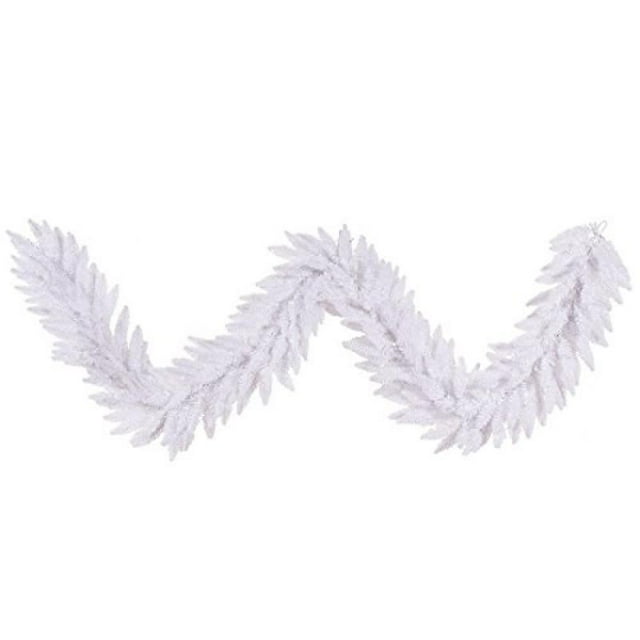 Vickerman 9' Guirlande de Noël Artificielle en Sapin Blanc Non Allumée