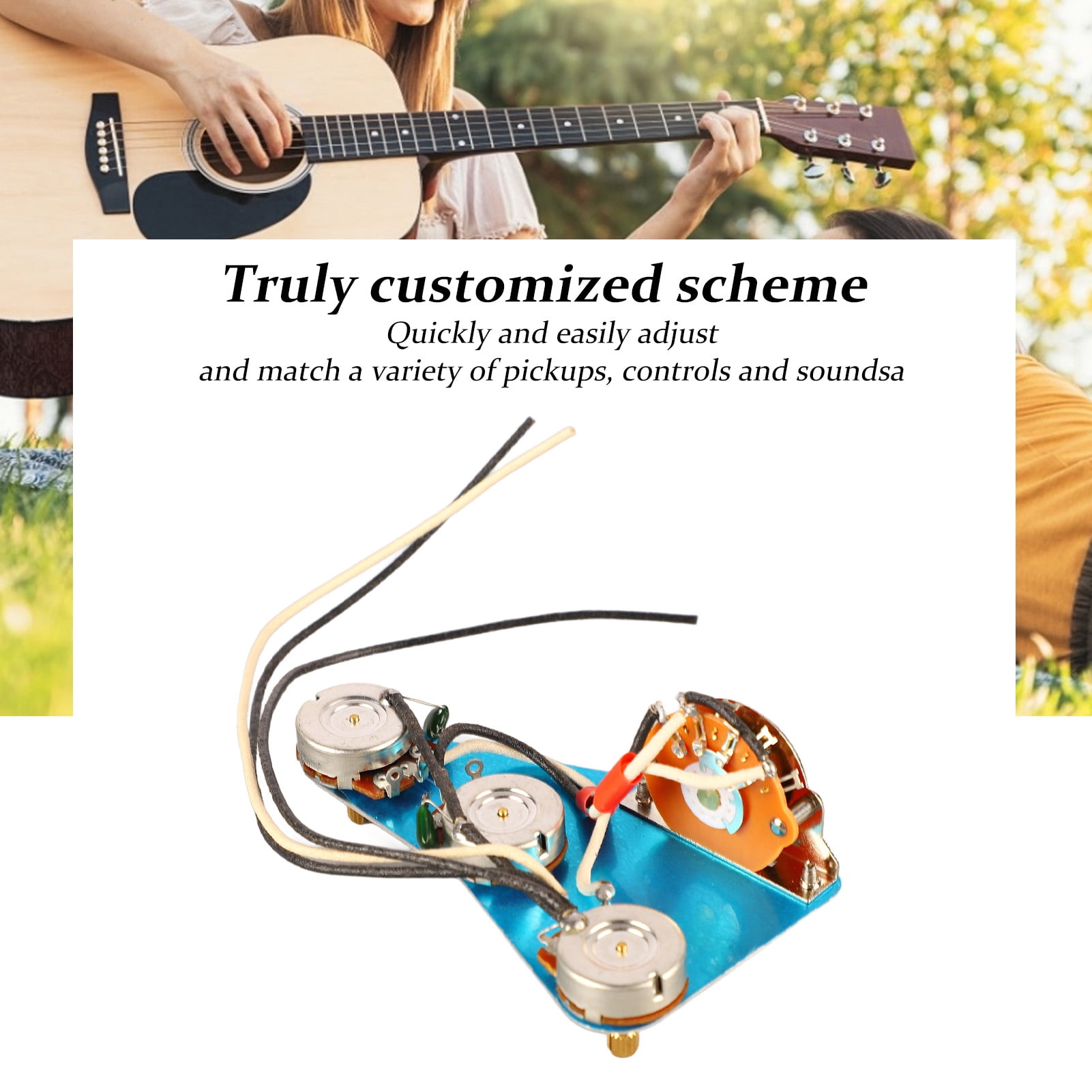 Guitar Wg Harness Pickguard Prewired Replacement Electric Guitar Parts Accessories