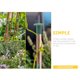 thumbnail image 3 of FENGGUIQU 48Ud Protectores Plásticos Para Extremos De Bastones De Planta Uso En Jardín, 3 of 8