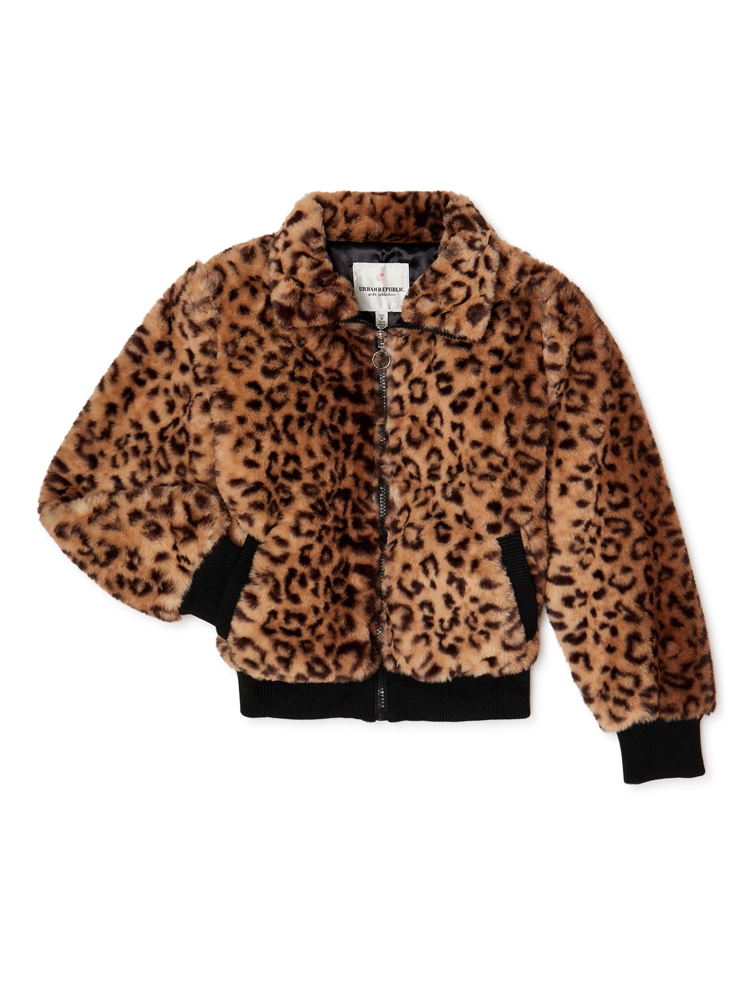 fur zip up jacket