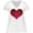 AA-White, variant on Inktastic Red Plaid Heart Women's Plus Size V-Neck T-Shirt