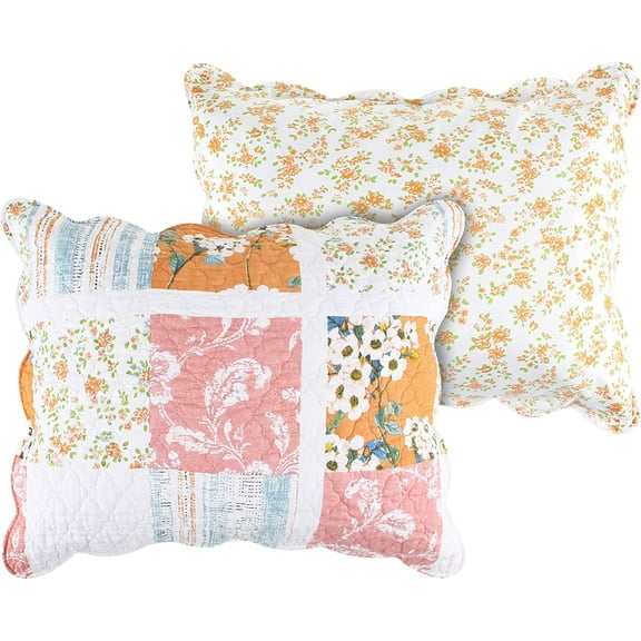 Greenland Home Fashions Everly Shabby Chic Pillow Sham, Standard