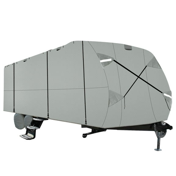 PET-U For 18'-20' Camper Travel Trailer RV Cover Waterproof Anti-UV Non-Woven Fabric