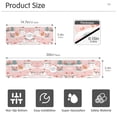 thumbnail image 3 of Yayeee Faucet Mat for Kitchen Sink 14.7" Diatomite Long Splash Guard Pad, Pink Christmas Snowman, 2 Pack, 3 of 7