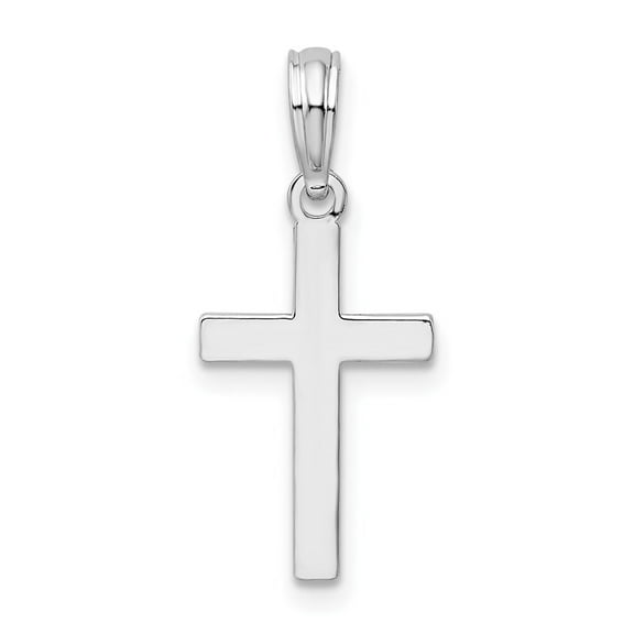 Auriga 925 Sterling Silver Polished Cross Pendant for Women
