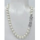 thumbnail image 1 of Collar De Perlas Mallorca Con Broche De Cristal Plateado, 1 of 3