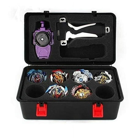 Toolbox Organizer Metal Fusion - Metal Fury Carry up to 8 Beyblades, Metal MastersLauncher & Grip Beyblades Accessories