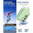 thumbnail image 4 of KOMI for Samsung Galaxy S24/S25 Case with Glass Screen Protector,Heavy Duty Drop Protection Full Body Rugged Shockproof Military Protective Tough Durable Cover for Galaxy S24/S25 6.1" 5G 2025 Mint, 4 of 5