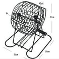 thumbnail image 4 of Bingo Set Traditional Bingo Lottery Family Game Set Cage Balls Cards Counters Party Bingo Game, 4 of 6