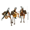 thumbnail image 3 of Creative Bagel Chocolate Bag Charm Rope Keychain Accessory Lightweight Practical Bags Pendant for Backpacks and Keys, 3 of 9