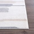 thumbnail image 5 of Abani Rugs Cream and Gray 6 ft. x 9 ft. Contemporary Neutral Paint line Area Rug. Superior Turkish Stain Resistant Area Rug, 5 of 6