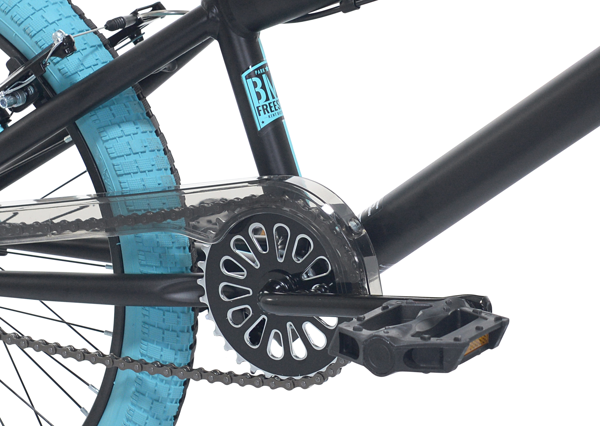 Kent Spector 20 in BMX Bicycle, Black and Teal photo 8