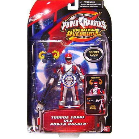 Power Rangers Operation Overdrive Torque Force Red Power Ranger Action Figure