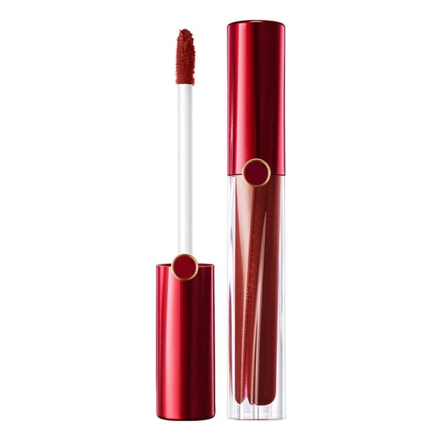 Brillo de labios que previene la decoloración, lápiz labial líquido mate, esmalte de labios de larga duración para otoño e invierno