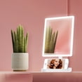 thumbnail image 6 of Impressions Vanity Charmed Tri Tone LED Makeup Mirror with Lights and Catchall Tray (White), 6 of 9