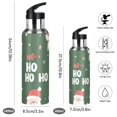 thumbnail image 2 of Yayeee 20oz Insulated Water Bottle Double Wall Stainless Steel with Flip Straw Lid, Christmas Santa, 2 of 7