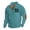 05-Cyan, variant on Corduroy Graphic Tees Men with Elbow Patch Pattern Casual Stand Collar Button Down Plus Size Cyan Size 2XL