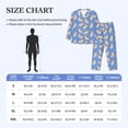 thumbnail image 4 of Balery Kawaii Corgi Pattern Pajama Sets for Men Long Sleeve 2 Piece Sleepwear Loungewear Sets Soft PJ's with Pockets Long Sleeve Comfy Pj Sets-XX-Large, 4 of 7