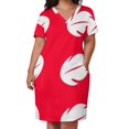 thumbnail image 2 of -vestido holgado con bolsillos para mujer ropa de noche, 2 of 6
