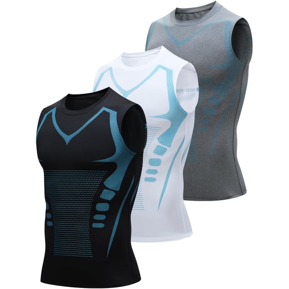Camisetas sin mangas TEEPIRE 3‑pack para hombre, de secado rápido y transpirables