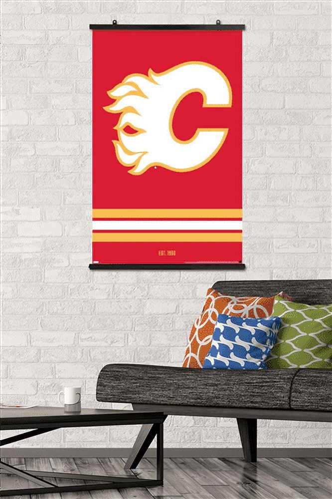 NHL Calgary Flames - Logo 21 Wall Poster, 22.375" x 34"