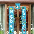 thumbnail image 2 of Letrero navideño para porche de 3 piezas, pancarta colgante con mensaje "Feliz Navidad", bienvenida a la Navidad, 2 of 8