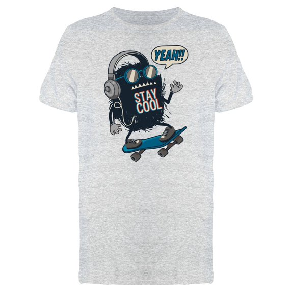 Stay Cool Skater Monster Tee Men's -Image by Shutterstock