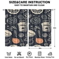 thumbnail image 2 of Kitchen Food Colorful Cooking Chef Curtains-blackout Curtains Bedroom Decor Living Room Darkening Grommet Window Drapes 2 Panels Set 52"x 84", 2 of 2