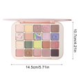 thumbnail image 3 of Twenty Color Eye Shadow Plate Summer Field Sunset Pearly Fine Flash 20 Color Eye Shadow High Pigment Long Lasting Waterproof, Makeup Eye Shadow, 3 of 9