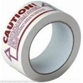 thumbnail image 2 of SSBM 2.0 Mil Thicker White & Red Caution Printed Tape for Security 2" x 110 Yards 72 Rolls, 2 of 2