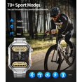 thumbnail image 3 of Reloj inteligente LIGE Military para hombre con pantalla HD 5ATM plateado, 3 of 7