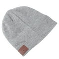 thumbnail image 2 of Wireless Bluetooth Hat Stereo Headphones Sports Knited Beanie Headset Music Cap(Light Gray), 2 of 8