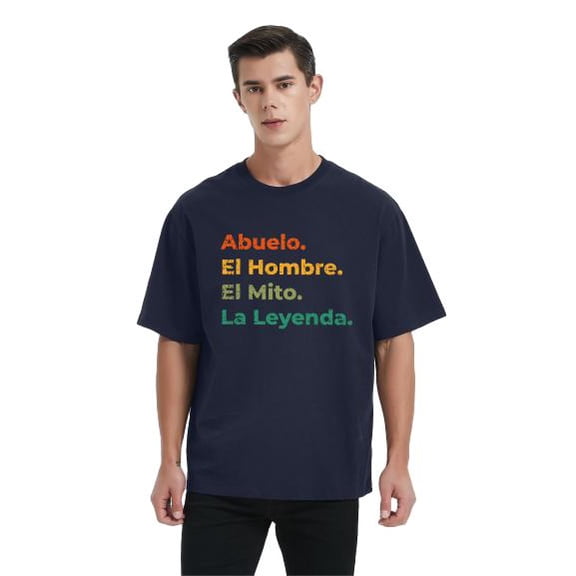 Whichone Mens Abuelo El Hombre El Mito La Leyenda (In Spanish) Mexico T-Shirt Funny Tee For Guys Graphic Tees