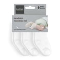 thumbnail image 4 of Calcetines Kushies Baby Terry, paquete de 6, 3 a 6 m, blancos, 4 of 4