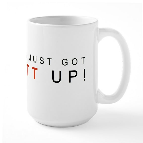 CafePress - Litt UP Mugs - 15 oz Ceramic Large White Novelty Mug